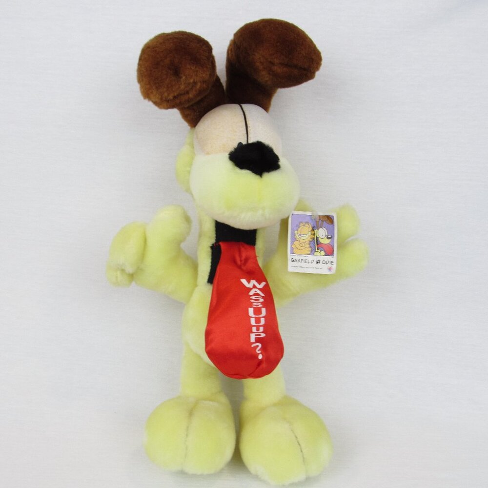 Garfield Odie 15" Dog Plush Tongue Wassuuup? Toy